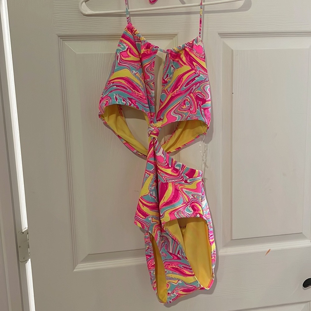 L NOBO pink one piece